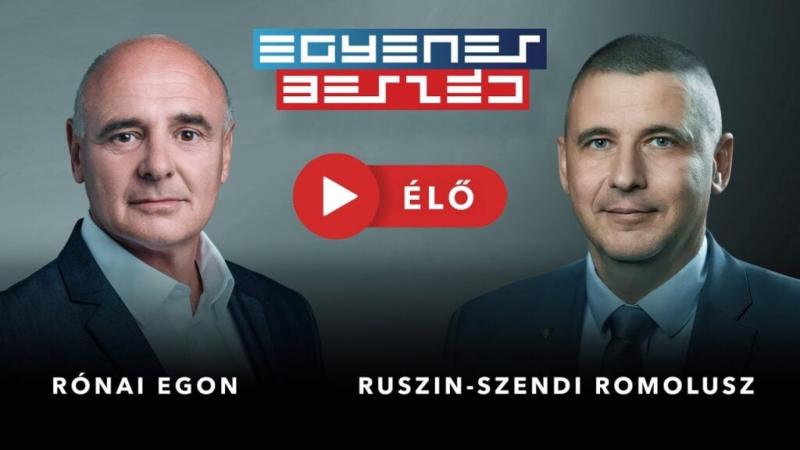 Ruszin-Szendi Romulusz reagál a kritikákra – kövesse figyelemmel az élő közvetítést itt!